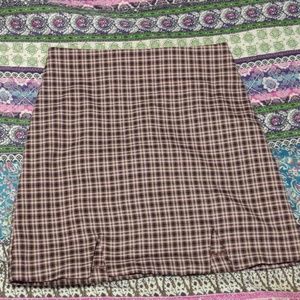 Plaid skirt